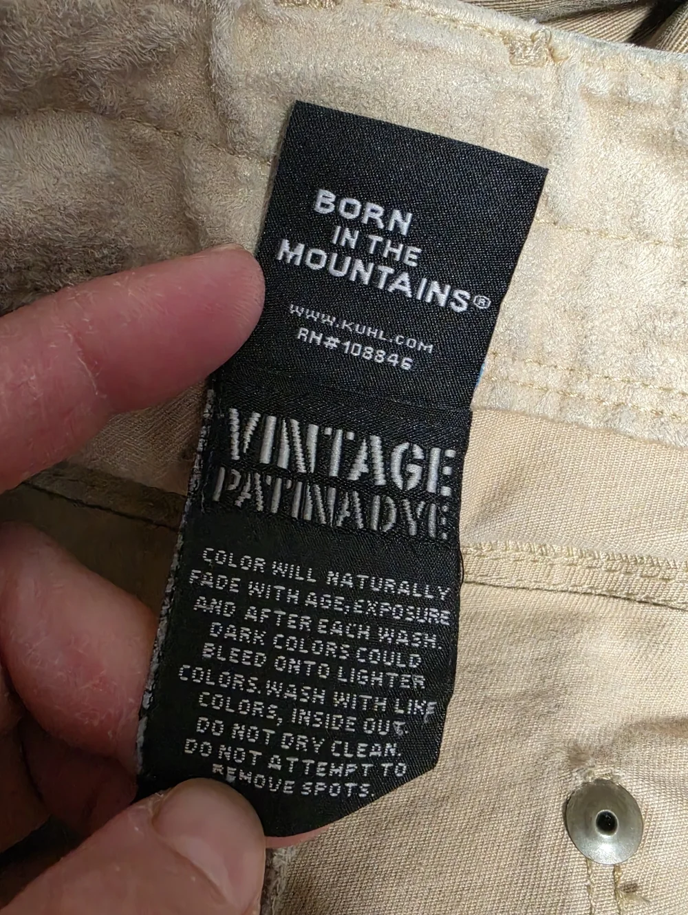 KÜHL Rydr Pants Mens 34x28 Tan Brown Canvas Workwear Gorpcore - Picture 11 of 11